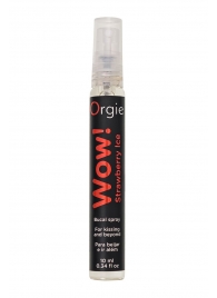 Оральный спрей ORGIE Wow! Strawberry Ice Blowjob Spray с охлаждающим и возбуждающим эффектом - 10 мл. - ORGIE - купить с доставкой в Петрозаводске