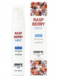 Возбуждающий гель Raspberry Mint с ароматом малины и мяты - 15 мл. - Exsens - купить с доставкой в Петрозаводске
