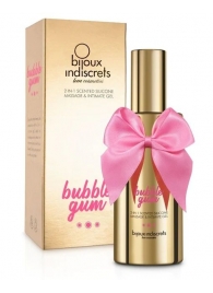 Гель с ароматом жвачки Bubblegum 2-in-1 Scented Silicone Massage And Intimate Gel - 100 мл. - Bijoux Indiscrets - купить с доставкой в Петрозаводске