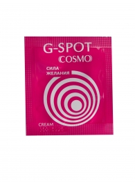 Стимулирующий интимный крем для женщин Cosmo G-spot - 2 гр. - Биоритм - купить с доставкой в Петрозаводске