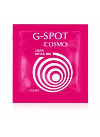 Стимулирующий интимный крем для женщин Cosmo G-spot - 2 гр. - Биоритм - купить с доставкой в Петрозаводске