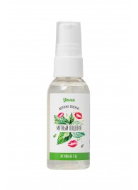 Съедобная гель-смазка Yovee «Мятный поцелуй» с Д-пантенолом и вкусом мяты - 50 мл. - ToyFa - купить с доставкой в Петрозаводске