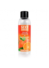 Массажное масло Sexy Sweet Fresh Orange с ароматом апельсина и феромонами - 75 мл. - Биоритм - купить с доставкой в Петрозаводске