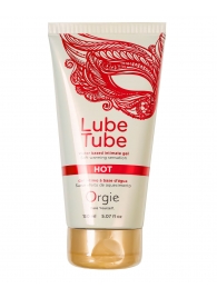 Интимный гель на водной основе Lube Tube Hot с разогревающим эффектом - 150 мл. - ORGIE - купить с доставкой в Петрозаводске