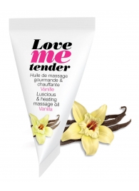 Съедобное согревающее массажное масло Love Me Tender Vanilla с ароматом ванили - 10 мл. - Love to Love - купить с доставкой в Петрозаводске