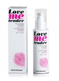 Съедобное согревающее массажное масло Love Me Tender Cotton Candy с ароматом сладкой ваты - 100 мл. - Love to Love - купить с доставкой в Петрозаводске