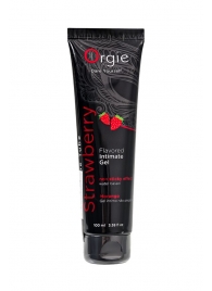 Интимный гель на водной основе Lube Tube Strawberry с клубничным вкусом - 100 мл. - ORGIE - купить с доставкой в Петрозаводске