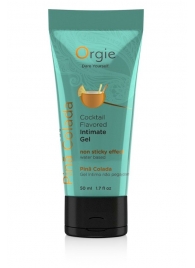 Съедобный интимный гель Orgie Lube Tube Cocktail Pina Colada - 50 мл. - ORGIE - купить с доставкой в Петрозаводске
