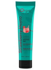 Съедобный интимный гель Orgie Lube Tube Cocktail Strawberry Mojito - 100 мл. - ORGIE - купить с доставкой в Петрозаводске