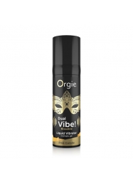 Съедобный гель Dual Vibe Pina Colada с эффектом вибрации и вкусом коктейля пина колада - 15 мл. - ORGIE - купить с доставкой в Петрозаводске