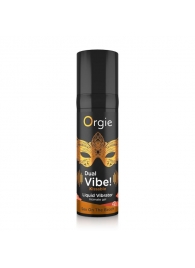 Съедобный гель Dual Vibe Sex On The Beach с эффектом вибрации и вкусом коктейля «секс на пляже» - 15 мл. - ORGIE - купить с доставкой в Петрозаводске