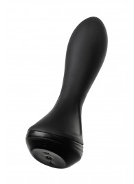 Черная надувная анальная вибровтулка Phoenix - 13,5 см. - POPO Pleasure