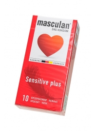 Презервативы Masculan Sensitive plus - 10 шт. - Masculan - купить с доставкой в Петрозаводске