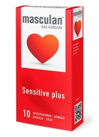 Презервативы Masculan Sensitive plus - 10 шт. - Masculan - купить с доставкой в Петрозаводске