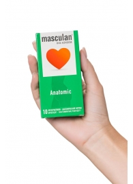 Презервативы анатомической формы Masculan Anatomic - 10 шт. - Masculan - купить с доставкой в Петрозаводске