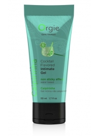 Съедобный интимный гель Orgie Lube Tube Cocktail Caipirinha - 50 мл. - ORGIE - купить с доставкой в Петрозаводске