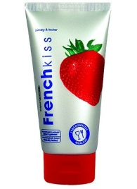 Съедобный лубрикант Frenchkiss с ароматом клубники - 75 мл. - Joy Division - купить с доставкой в Петрозаводске