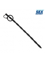 Черный стимулятор уретры Sex Expert - Sex Expert - купить с доставкой в Петрозаводске