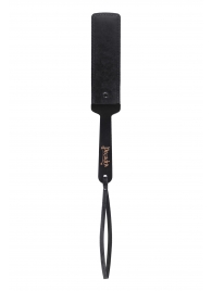 Черный кожаный пэддл - 37 см. - Pecado - купить с доставкой в Петрозаводске