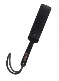 Черный кожаный пэддл - 37 см. - Pecado - купить с доставкой в Петрозаводске