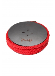 Красная веревка для шибари на катушке - 10 м. - Pecado - купить с доставкой в Петрозаводске