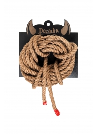 Джутовая веревка для шибари - 5 м. - Pecado - купить с доставкой в Петрозаводске