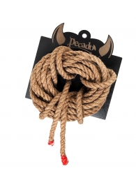 Джутовая веревка для шибари - 5 м. - Pecado - купить с доставкой в Петрозаводске