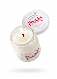 Массажная свеча Caramel   Popcorn - 35 мл. - Pecado - купить с доставкой в Петрозаводске