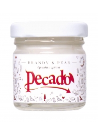 Массажная свеча Brandy   Pear - 35 мл. - Pecado - купить с доставкой в Петрозаводске