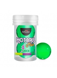 Лубрикант на силиконовой основе Hot Ball Plus с покалывающим эффектом (2 шарика по 3 гр.) - HotFlowers - купить с доставкой в Петрозаводске