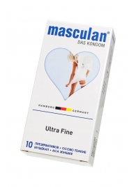 Ультратонкие презервативы Masculan Ultra Fine с обильной смазкой - 10 шт. - Masculan - купить с доставкой в Петрозаводске