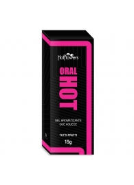 Гель для оральных ласк Oral Hot с согревающим эффектом - 15 гр. - HotFlowers - купить с доставкой в Петрозаводске