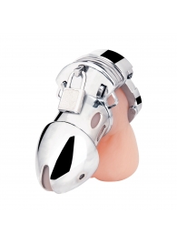 Клетка на пенис из металла Obedience Cock Cage - BlueLine - купить с доставкой в Петрозаводске