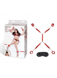 Красная фиксация на матрас Classic Bedspreader - Lux Fetish - купить с доставкой в Петрозаводске