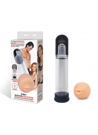 Автоматическая вакуумная помпа-мастурбатор Blowjob Auto Sucker Penis Enlarger Pump - Lux Fetish - в Петрозаводске купить с доставкой