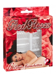 Набор из 6 насадок с шипиками Red Roses - Orion - в Петрозаводске купить с доставкой