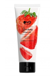 Лубрикант на водной основе OYO Aroma Gel Strawberry с ароматом клубники - 75 мл. - OYO - купить с доставкой в Петрозаводске