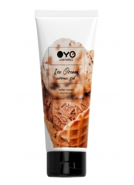 Лубрикант на водной основе OYO Aroma Gel Ice Cream с ароматом пломбира - 75 мл. - OYO - купить с доставкой в Петрозаводске
