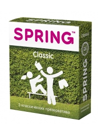 Классические презервативы SPRING CLASSIC - 3 шт. - SPRING - купить с доставкой в Петрозаводске