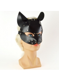 Черная кржаная маска Pussy - Sitabella - купить с доставкой в Петрозаводске