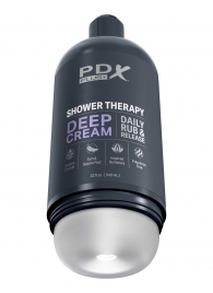 Мастурбатор в бутылке Shower Therapy Deep Cream - Pipedream - в Петрозаводске купить с доставкой