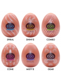 Набор из 6 мастурбаторов-яиц Tenga Egg Variety Pack V - Tenga - в Петрозаводске купить с доставкой