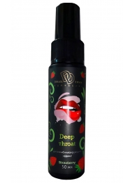 Спрей для горла Deep Throat с десенсибилизирующим эффектом и вкусом клубники - 50 мл. - БиоМед - купить с доставкой в Петрозаводске