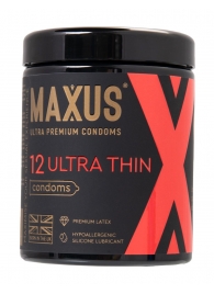 Ультратонкие презервативы MAXUS Ultra Thin - 12 шт. - Maxus - купить с доставкой в Петрозаводске