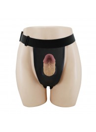 Полый страпон на регулируемых трусиках Houston - 17,5 см. - Baile - купить с доставкой в Петрозаводске