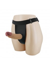 Полый страпон на регулируемых трусиках Houston - 17,5 см. - Baile - купить с доставкой в Петрозаводске