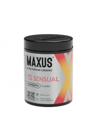 Анатомические презервативы MAXUS Sensual - 15 шт. - Maxus - купить с доставкой в Петрозаводске