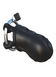 Черный замок верности Extreme Silicone Cock Blocker - Pipedream - купить с доставкой в Петрозаводске