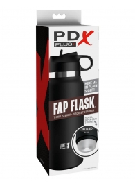 Черный мастурбатор в виде бутылки Fap Flask - Pipedream - в Петрозаводске купить с доставкой