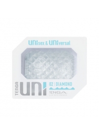 Прозрачный мастурбатор-стимулятор Tenga Uni Diamond - Tenga - в Петрозаводске купить с доставкой